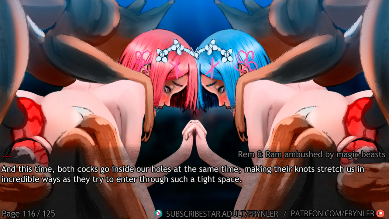 [Frynler] Rem and Ram ambushed by magic beasts (Re-Zero)