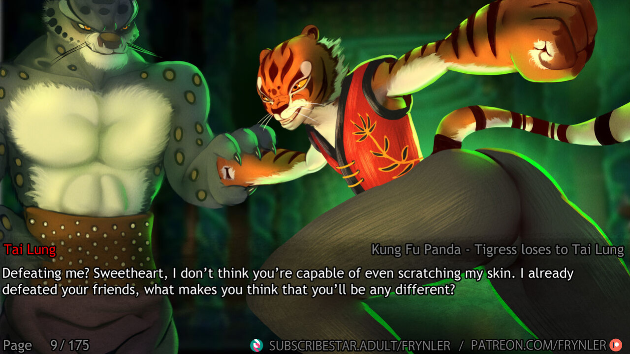 [Frynler] Tigress loses to Tai Lung (Kung Fu Panda)