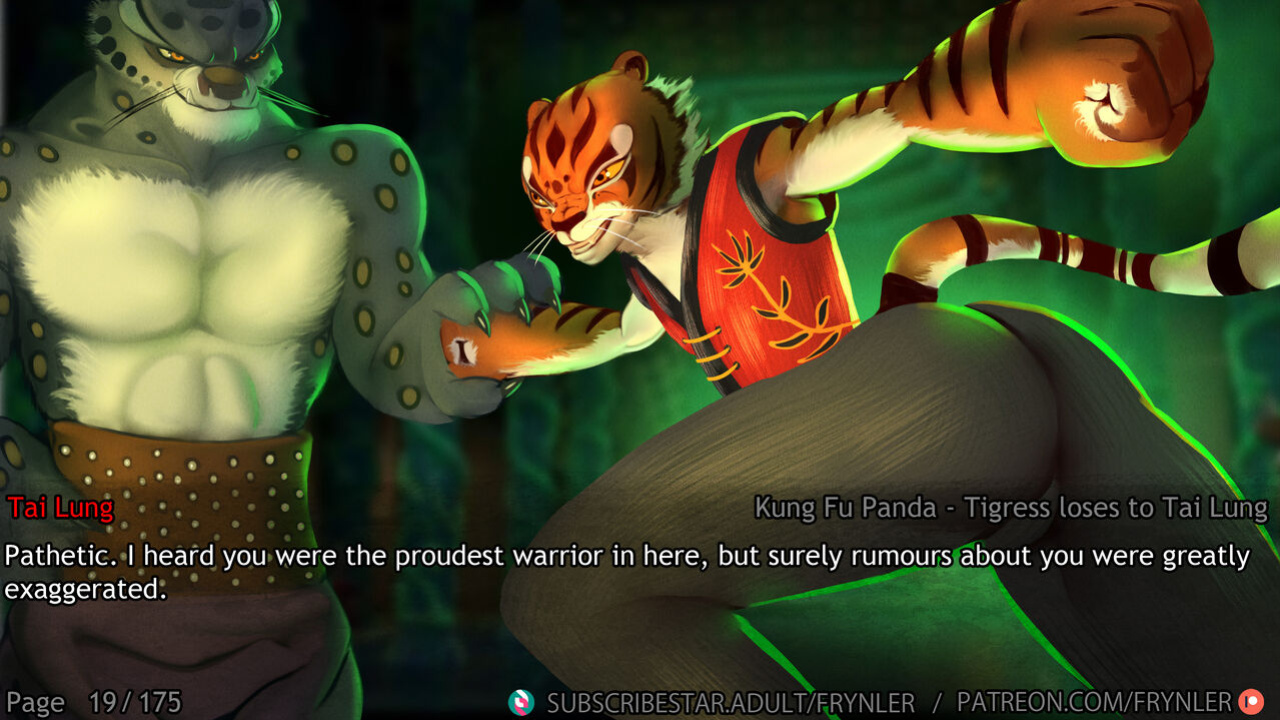 [Frynler] Tigress loses to Tai Lung (Kung Fu Panda)