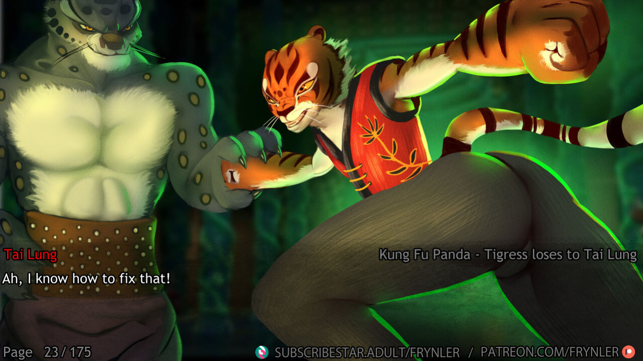 [Frynler] Tigress loses to Tai Lung (Kung Fu Panda)
