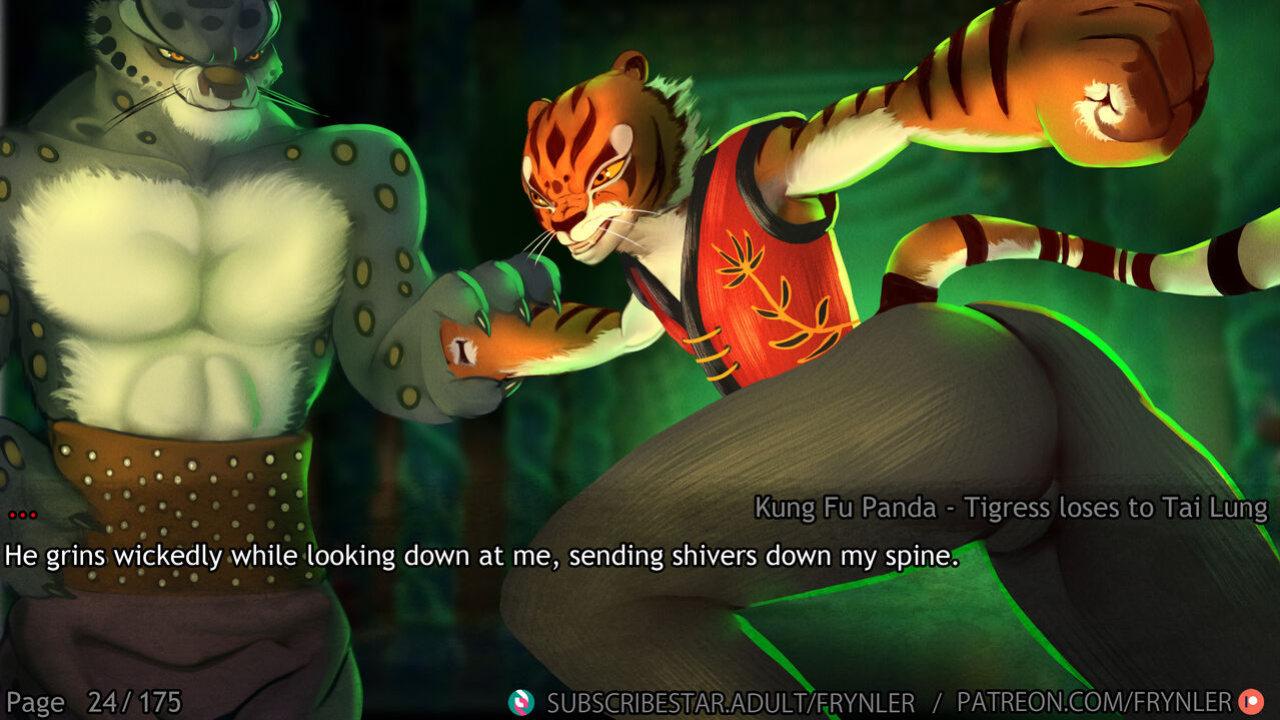 [Frynler] Tigress loses to Tai Lung (Kung Fu Panda)