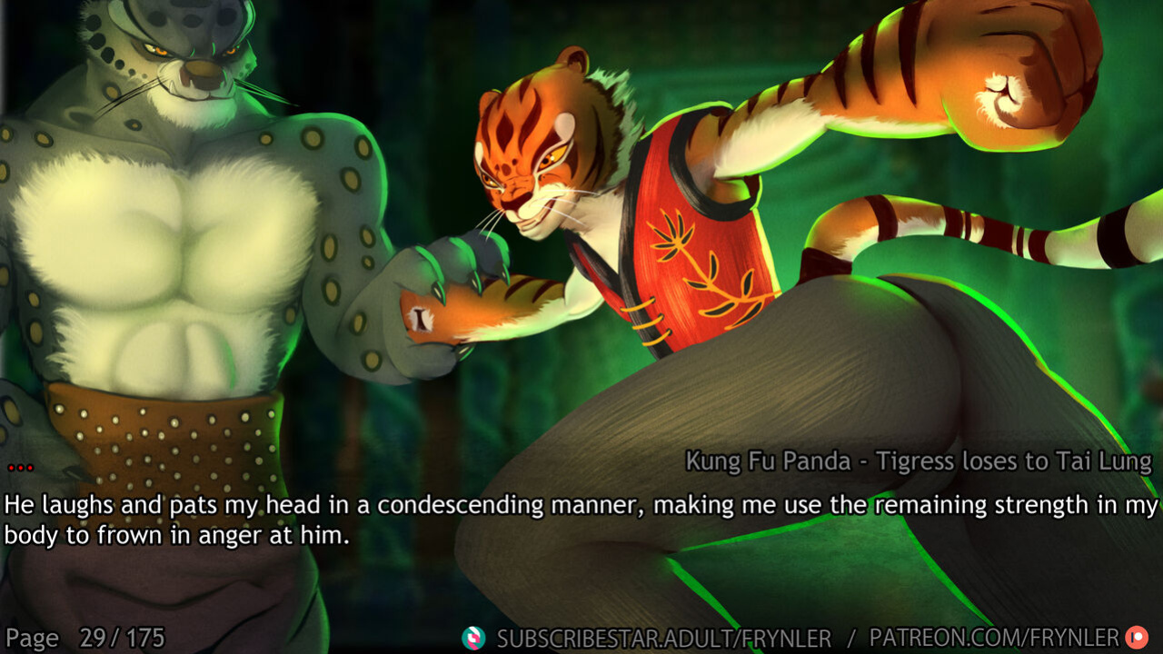 [Frynler] Tigress loses to Tai Lung (Kung Fu Panda)