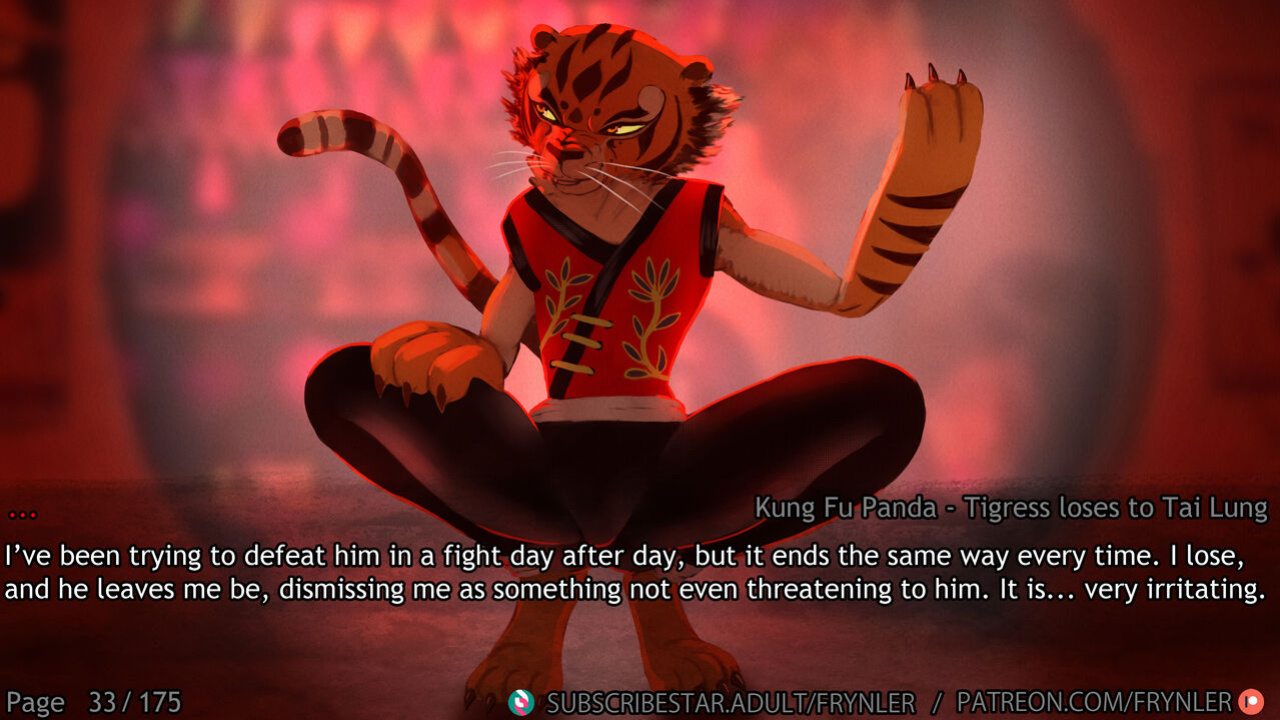 [Frynler] Tigress loses to Tai Lung (Kung Fu Panda)