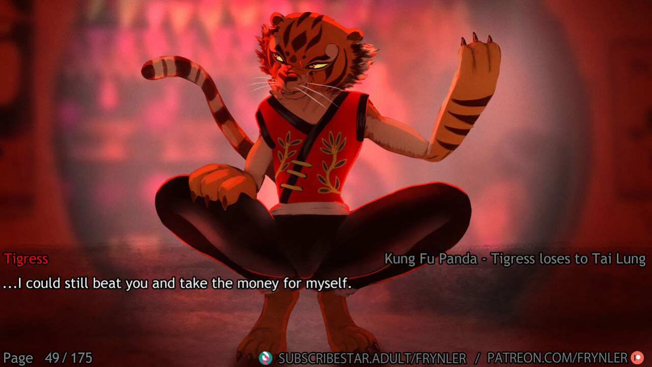 [Frynler] Tigress loses to Tai Lung (Kung Fu Panda)