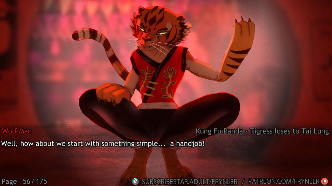[Frynler] Tigress loses to Tai Lung (Kung Fu Panda)