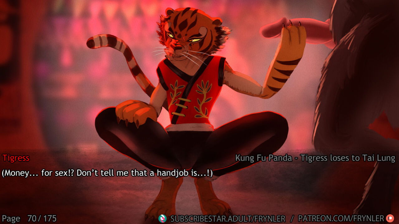 [Frynler] Tigress loses to Tai Lung (Kung Fu Panda)