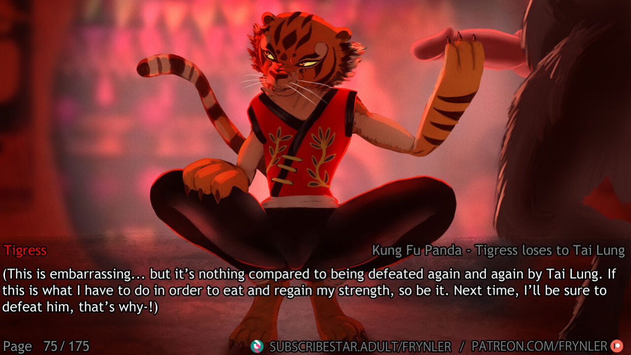[Frynler] Tigress loses to Tai Lung (Kung Fu Panda)