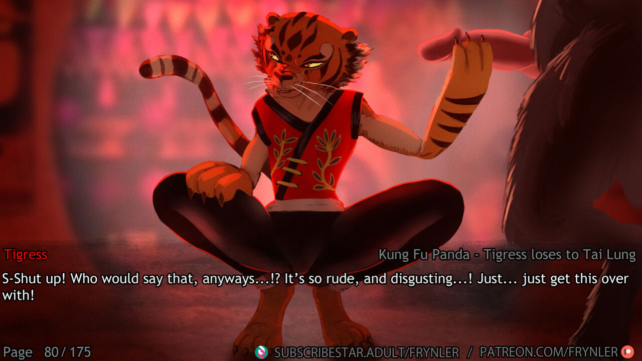 [Frynler] Tigress loses to Tai Lung (Kung Fu Panda)