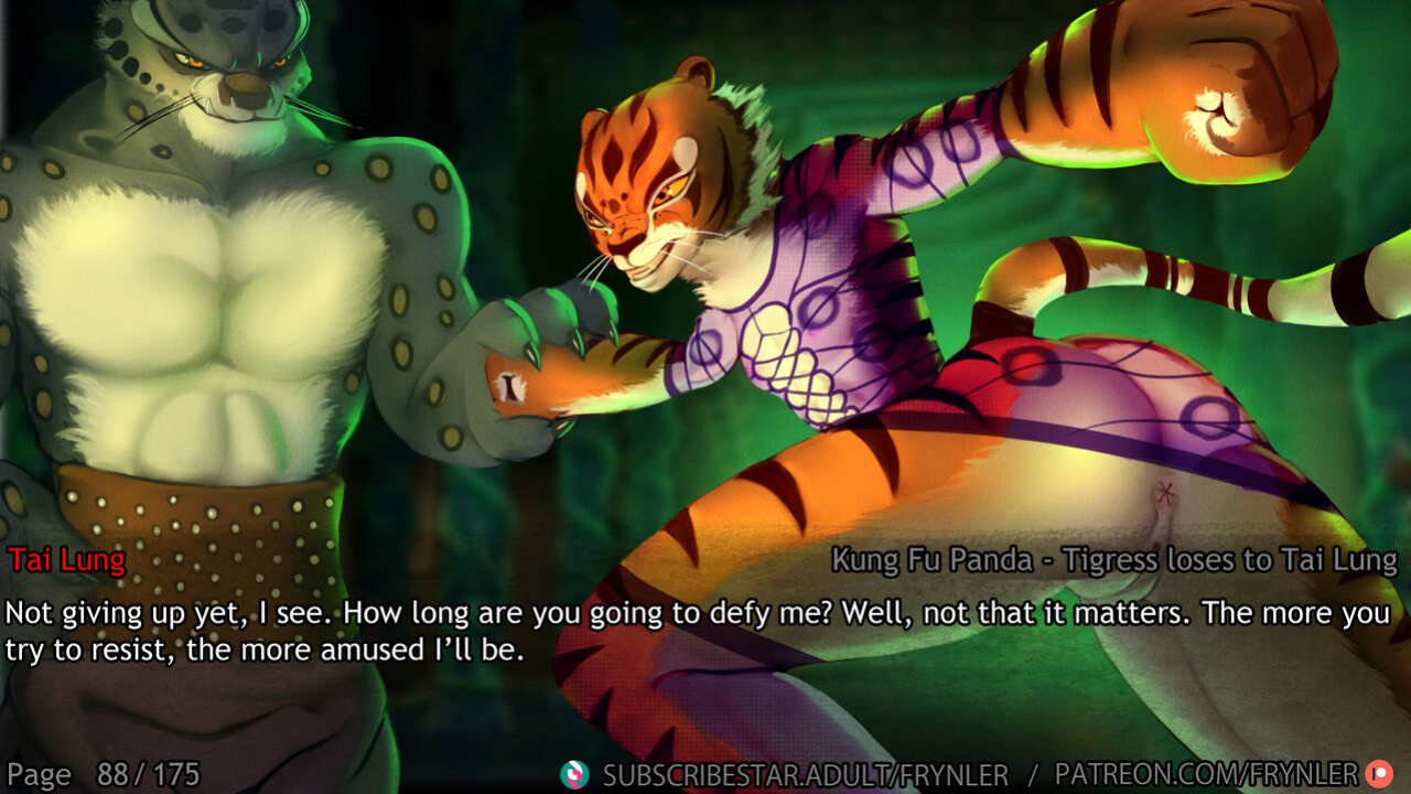 [Frynler] Tigress loses to Tai Lung (Kung Fu Panda)