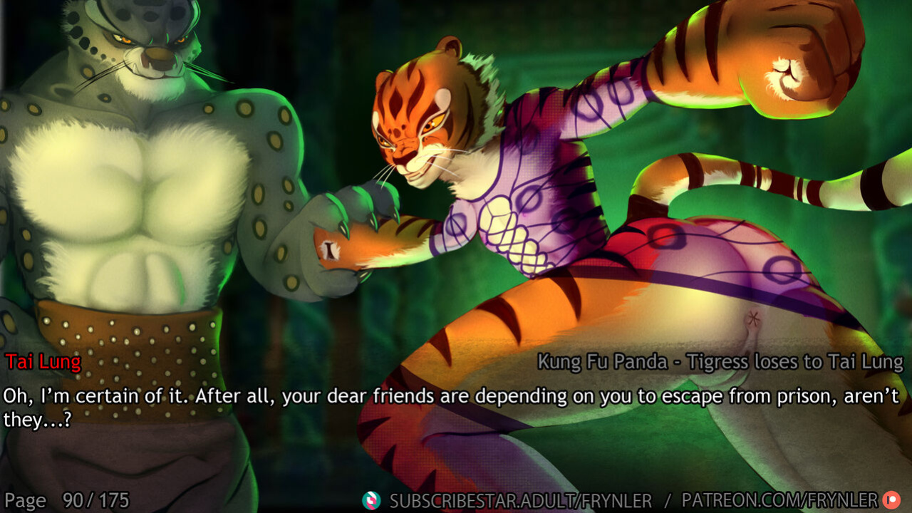 [Frynler] Tigress loses to Tai Lung (Kung Fu Panda)
