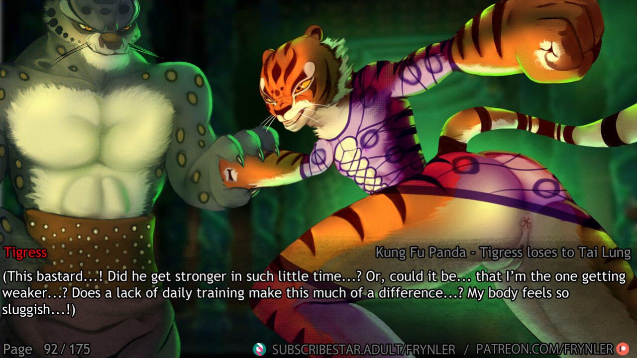 [Frynler] Tigress loses to Tai Lung (Kung Fu Panda)