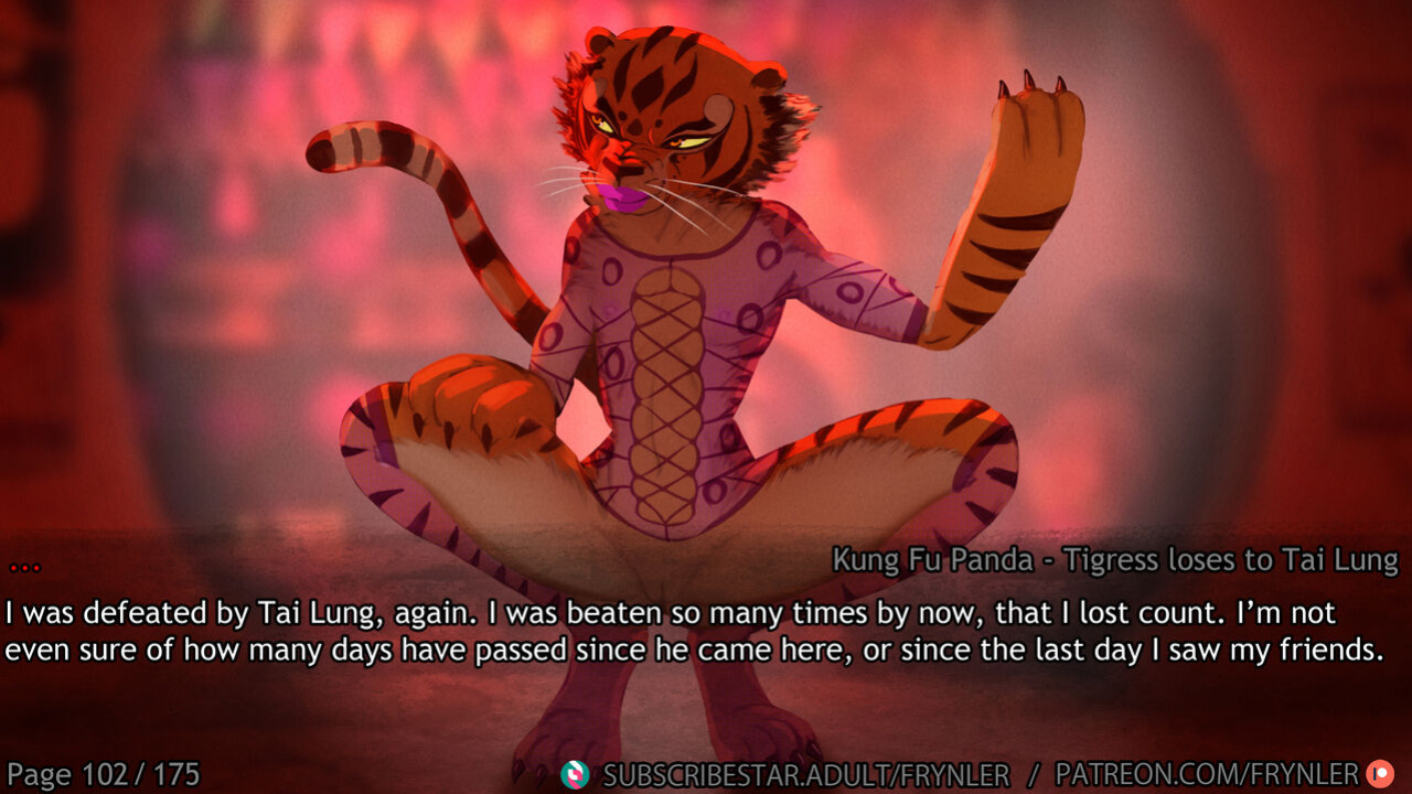 [Frynler] Tigress loses to Tai Lung (Kung Fu Panda)