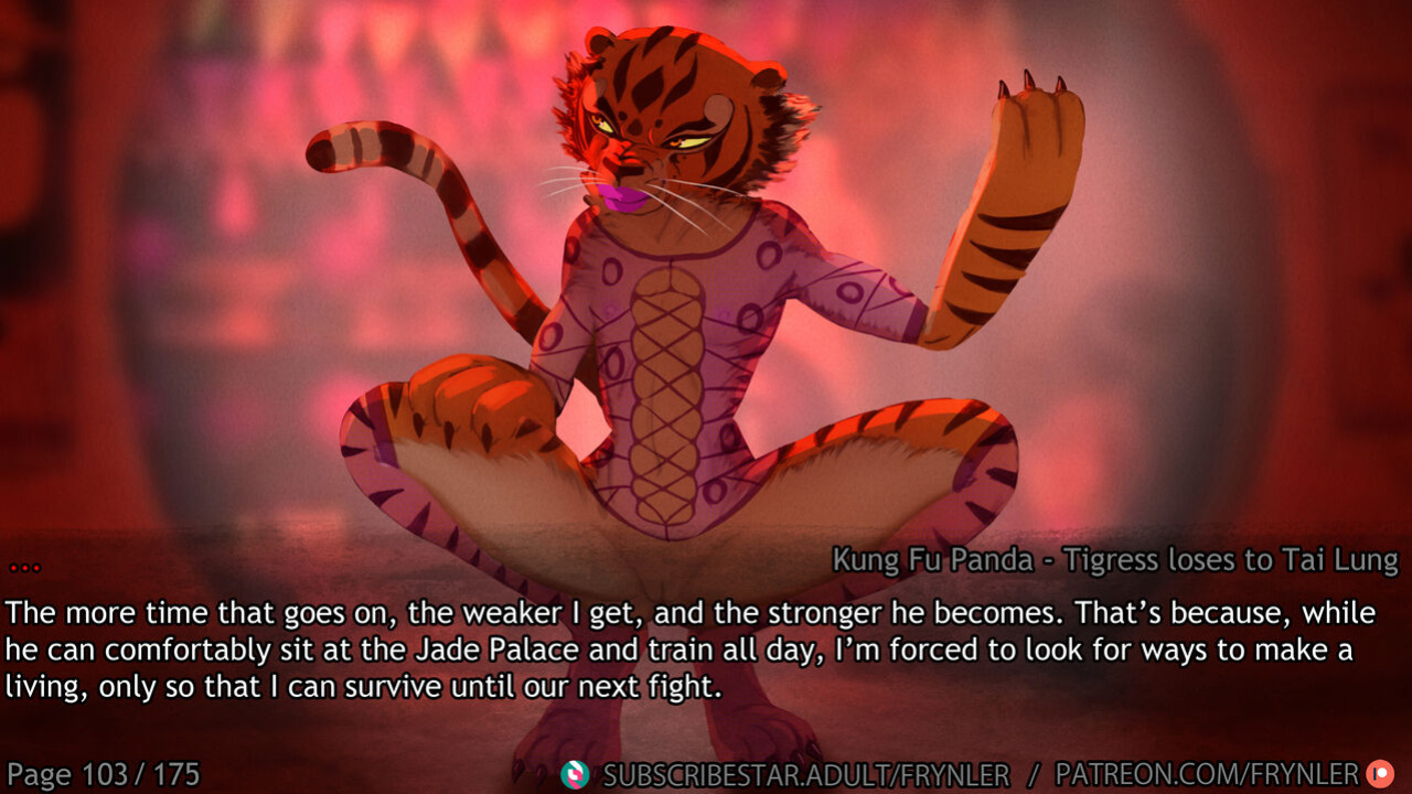 [Frynler] Tigress loses to Tai Lung (Kung Fu Panda)