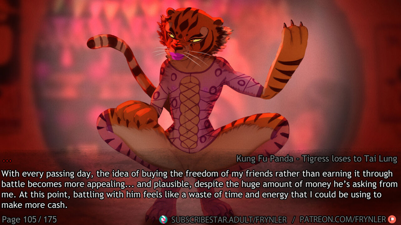 [Frynler] Tigress loses to Tai Lung (Kung Fu Panda)