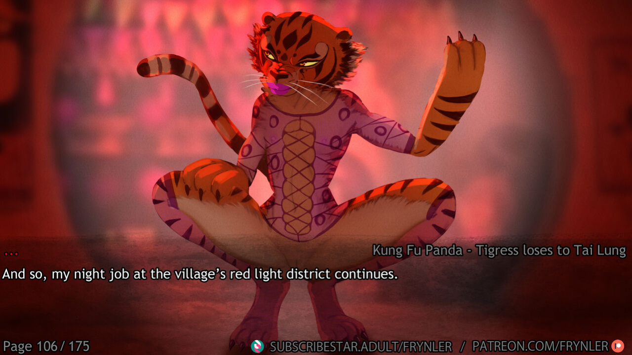 [Frynler] Tigress loses to Tai Lung (Kung Fu Panda)