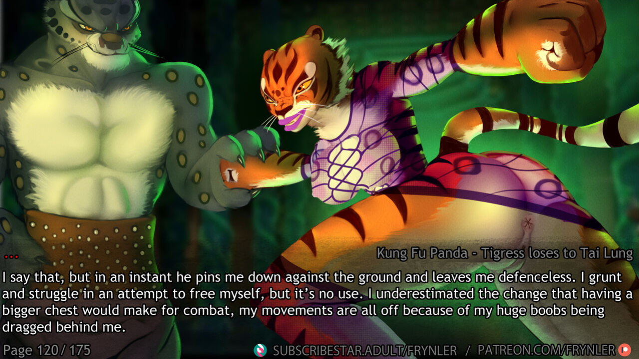 [Frynler] Tigress loses to Tai Lung (Kung Fu Panda)