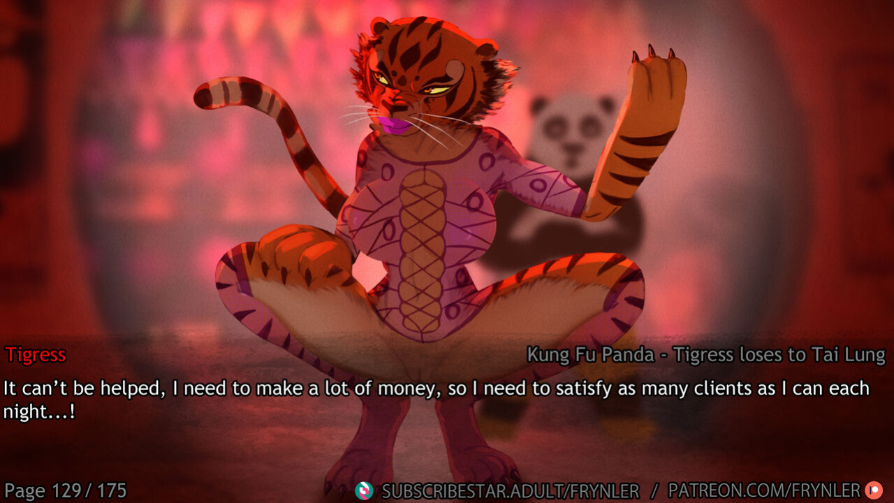 [Frynler] Tigress loses to Tai Lung (Kung Fu Panda)