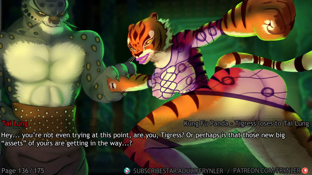 [Frynler] Tigress loses to Tai Lung (Kung Fu Panda)