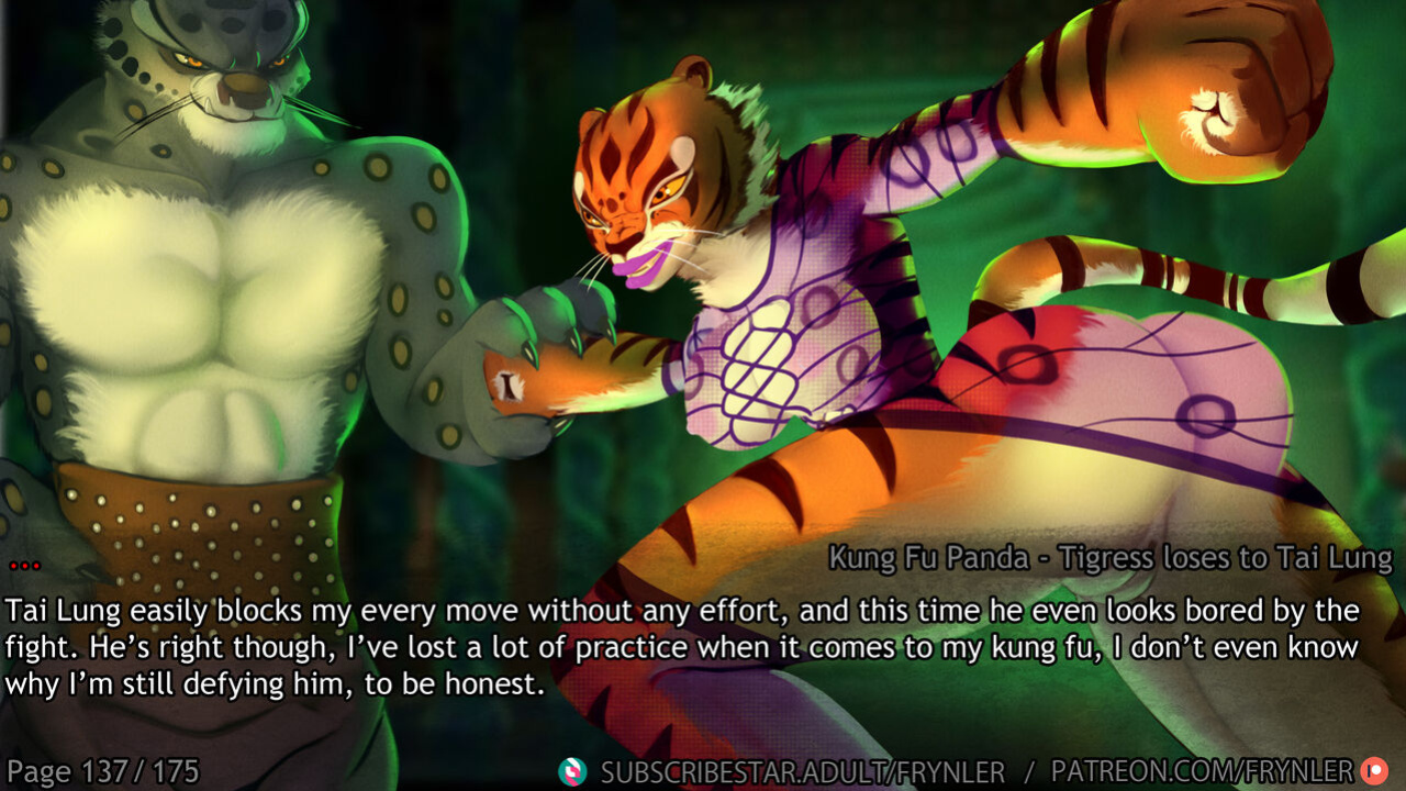 [Frynler] Tigress loses to Tai Lung (Kung Fu Panda)