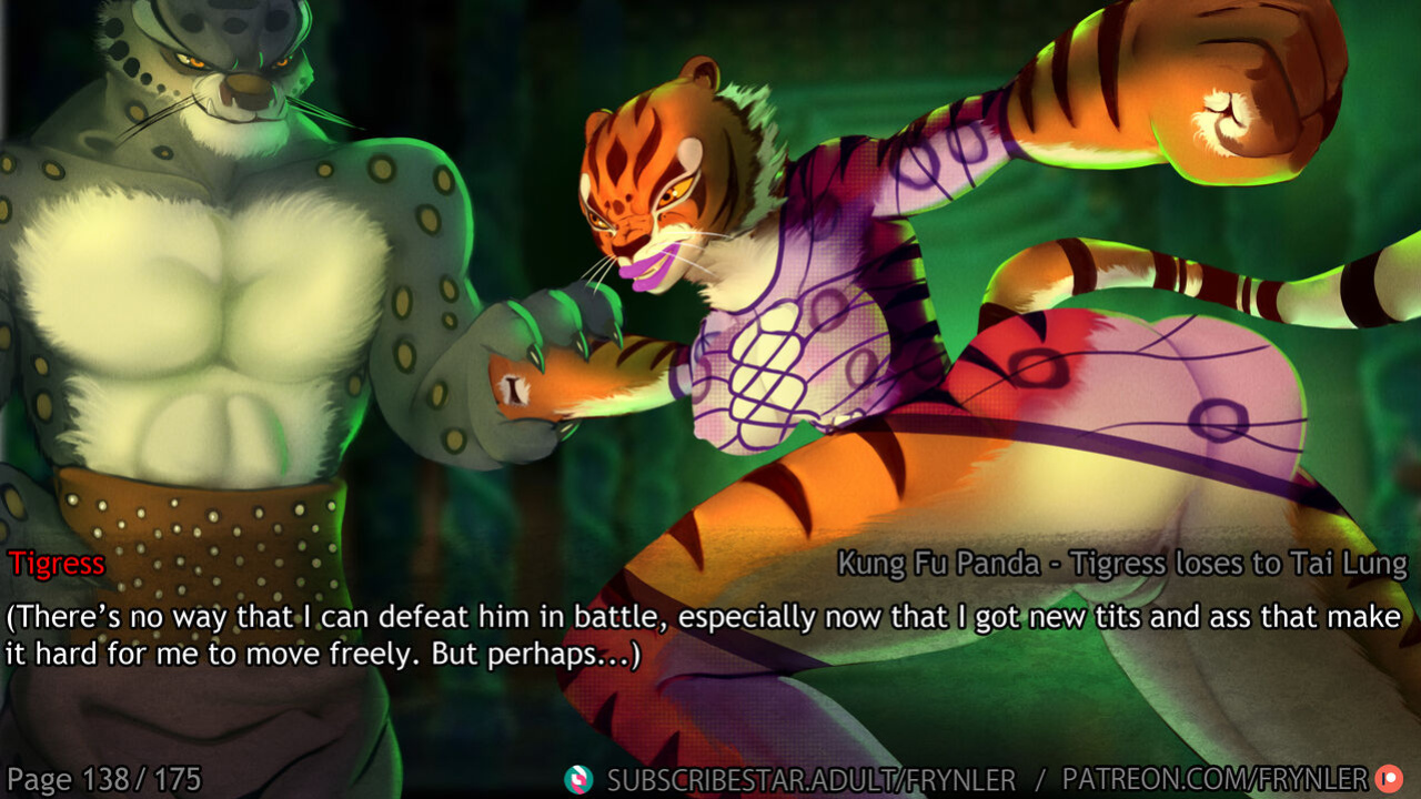 [Frynler] Tigress loses to Tai Lung (Kung Fu Panda)