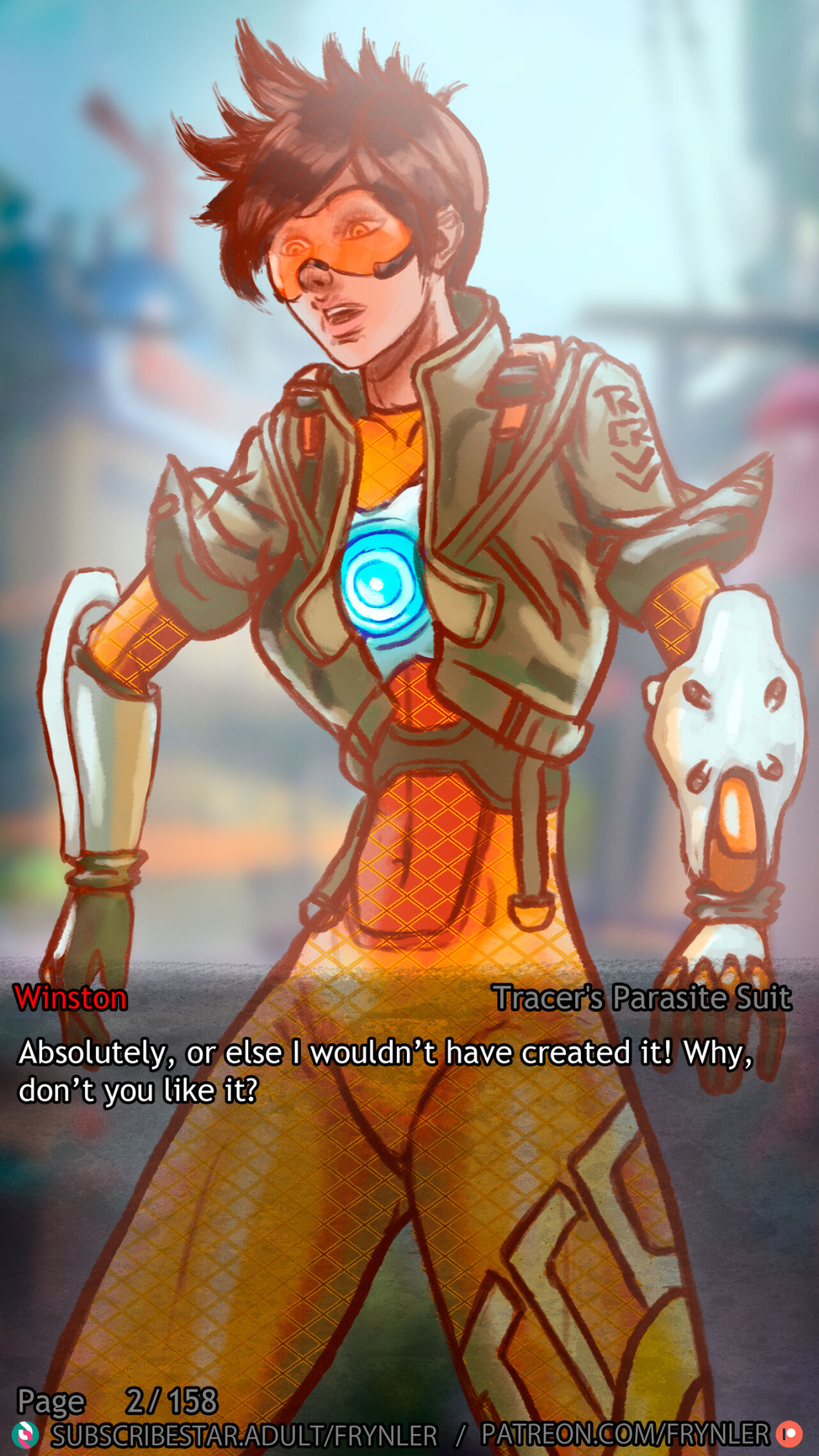 [Frynler] Tracers Parasite Suit (Overwatch)