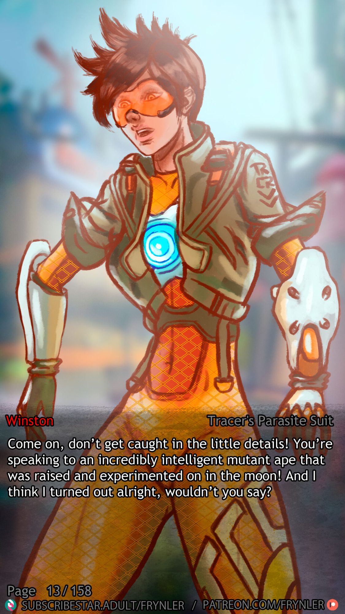 [Frynler] Tracers Parasite Suit (Overwatch)