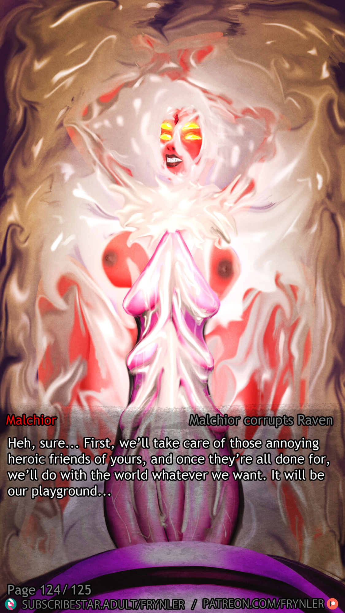 [Frynler] Malchior Corrupts Raven (Teen Titans)