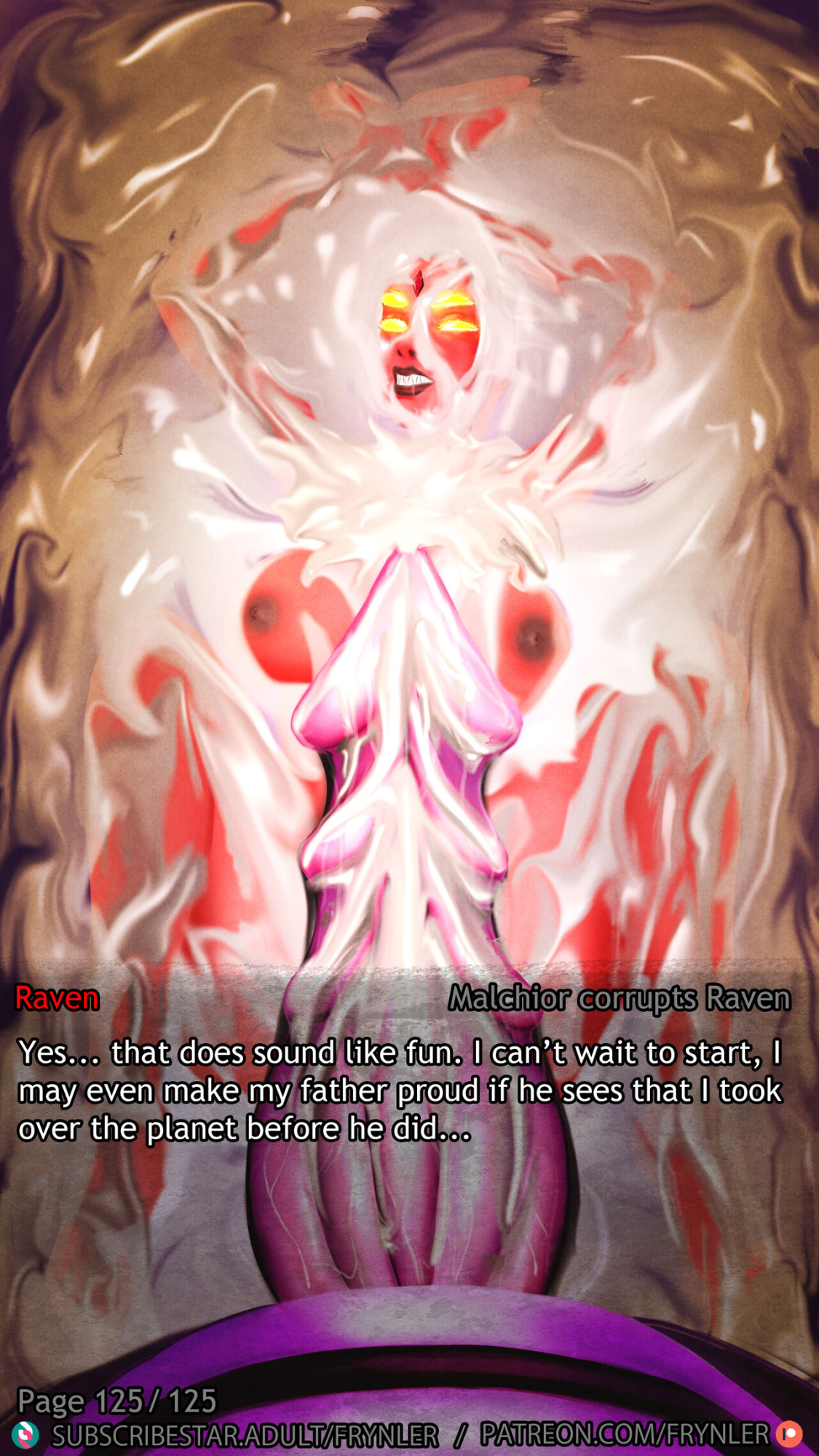 [Frynler] Malchior Corrupts Raven (Teen Titans)