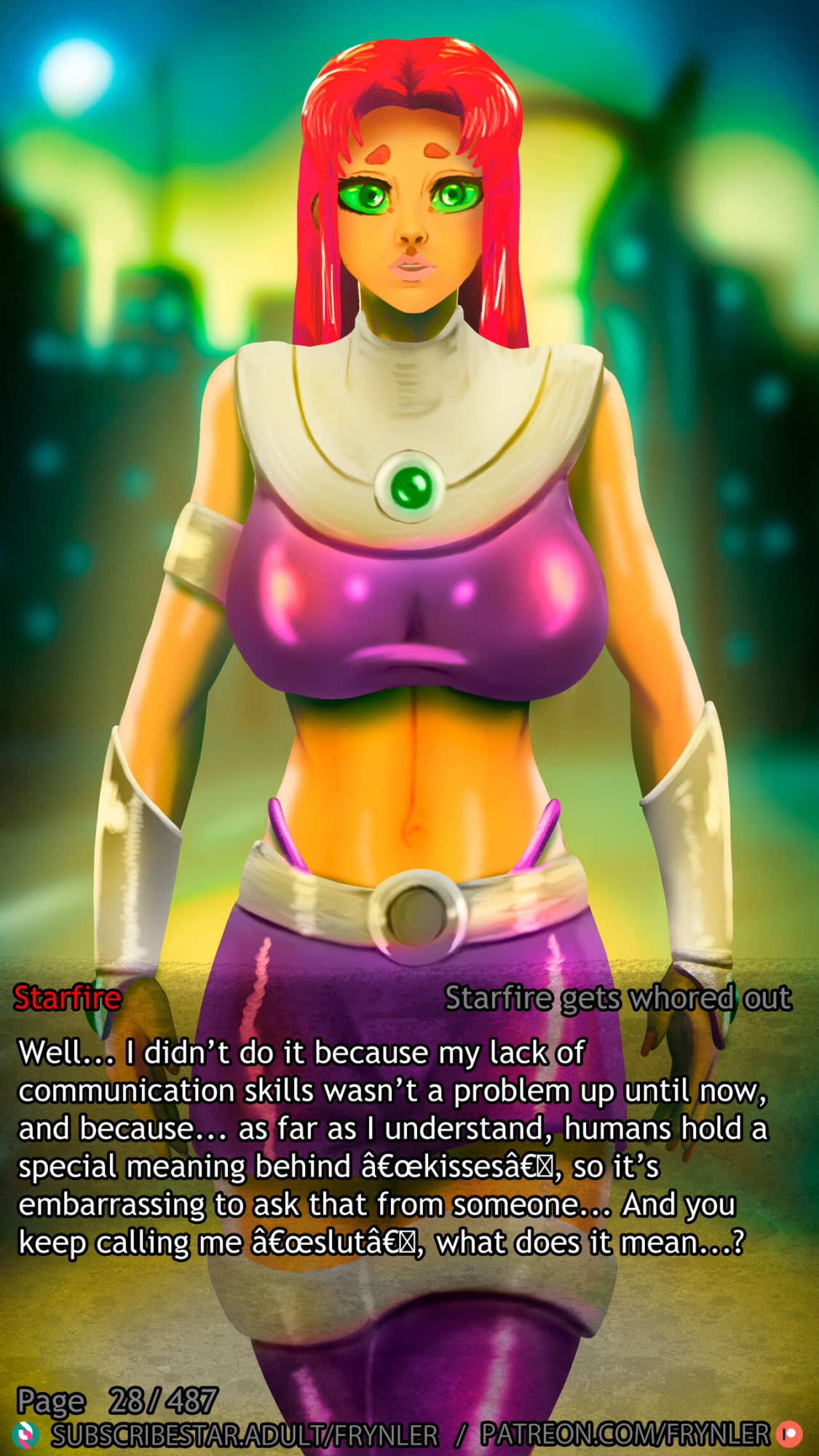 [Frynler] Starfire Gets Whored Out (Teen Titans)