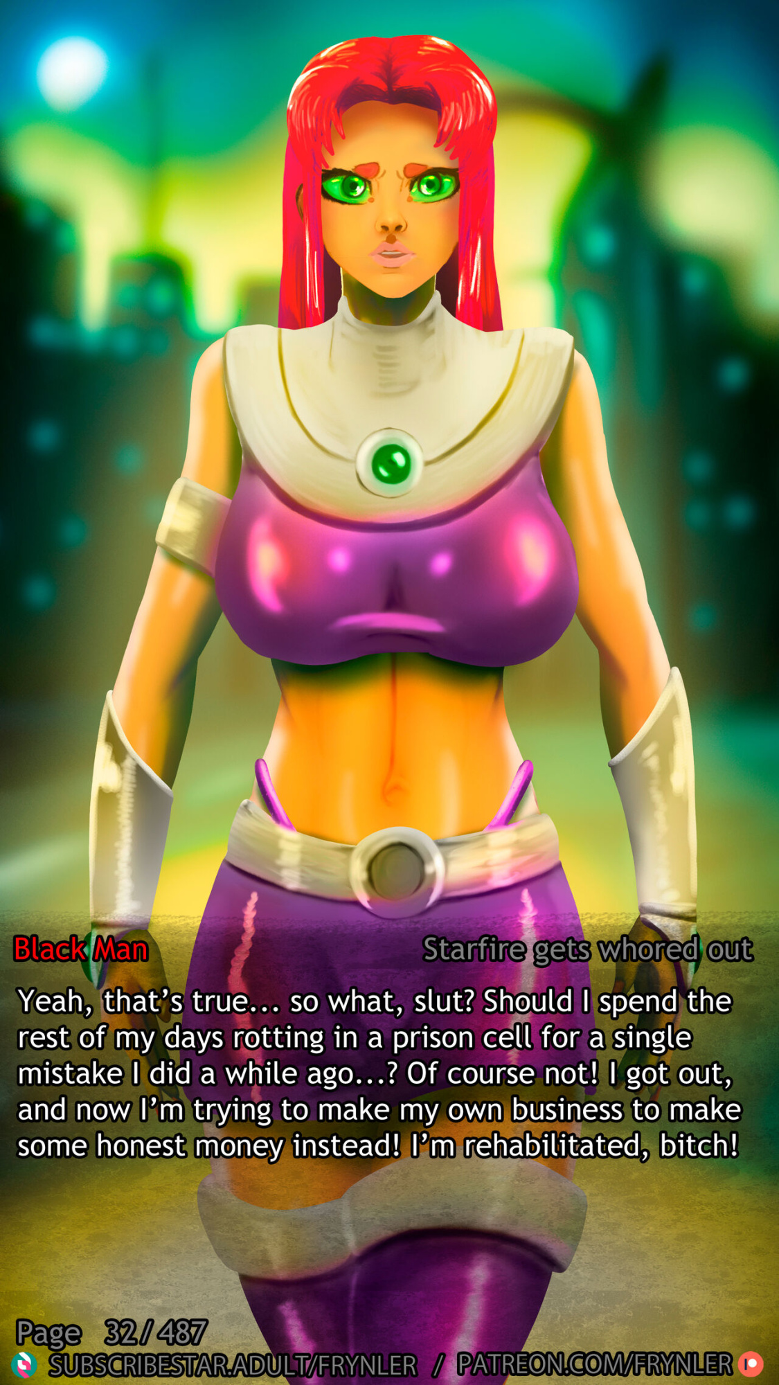 [Frynler] Starfire Gets Whored Out (Teen Titans)