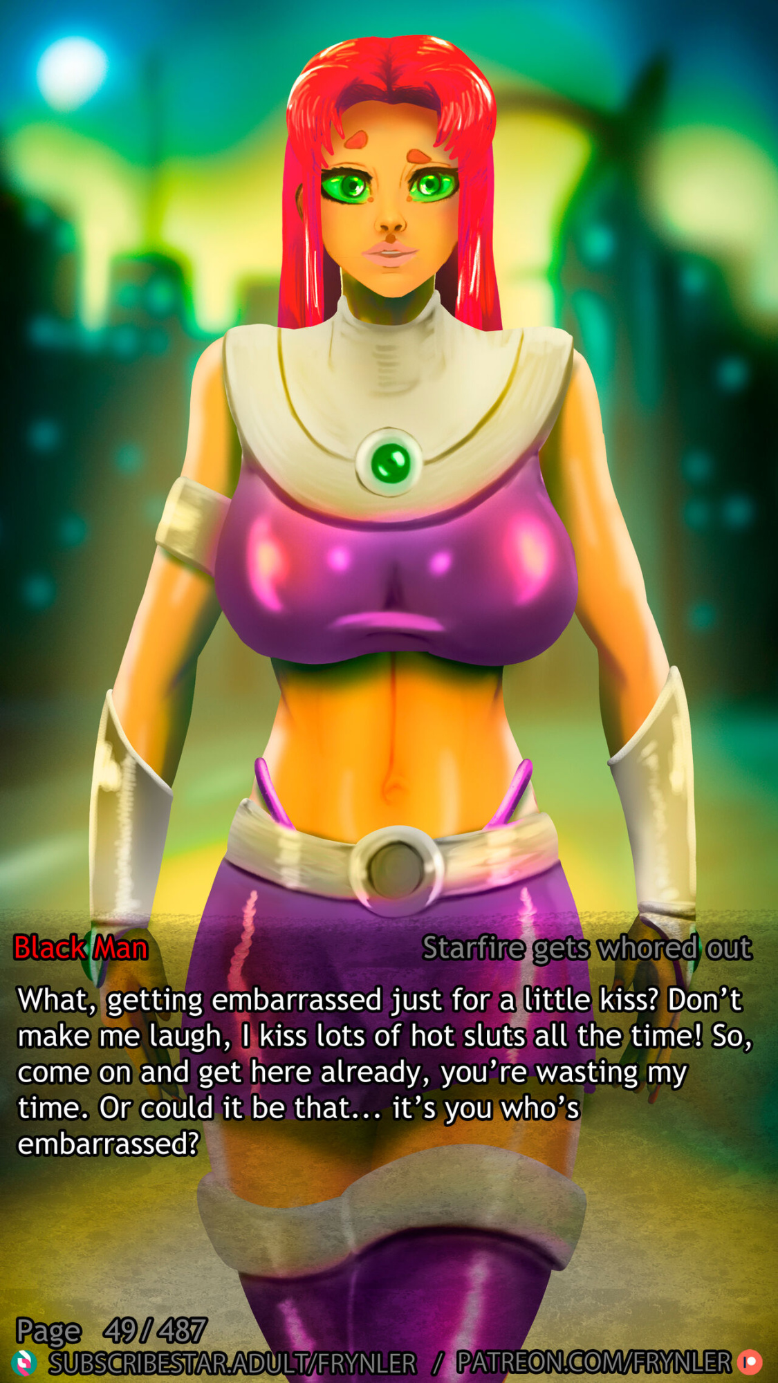[Frynler] Starfire Gets Whored Out (Teen Titans)
