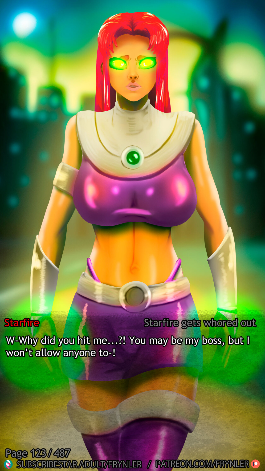 [Frynler] Starfire Gets Whored Out (Teen Titans)