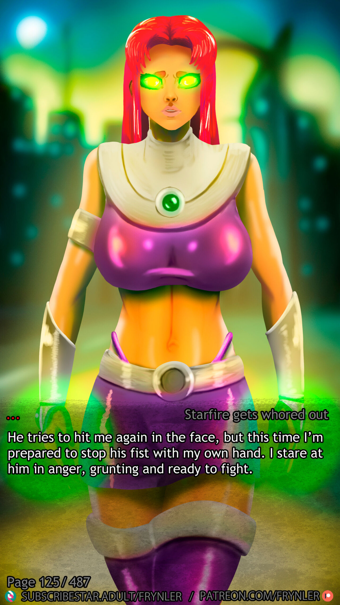 [Frynler] Starfire Gets Whored Out (Teen Titans)