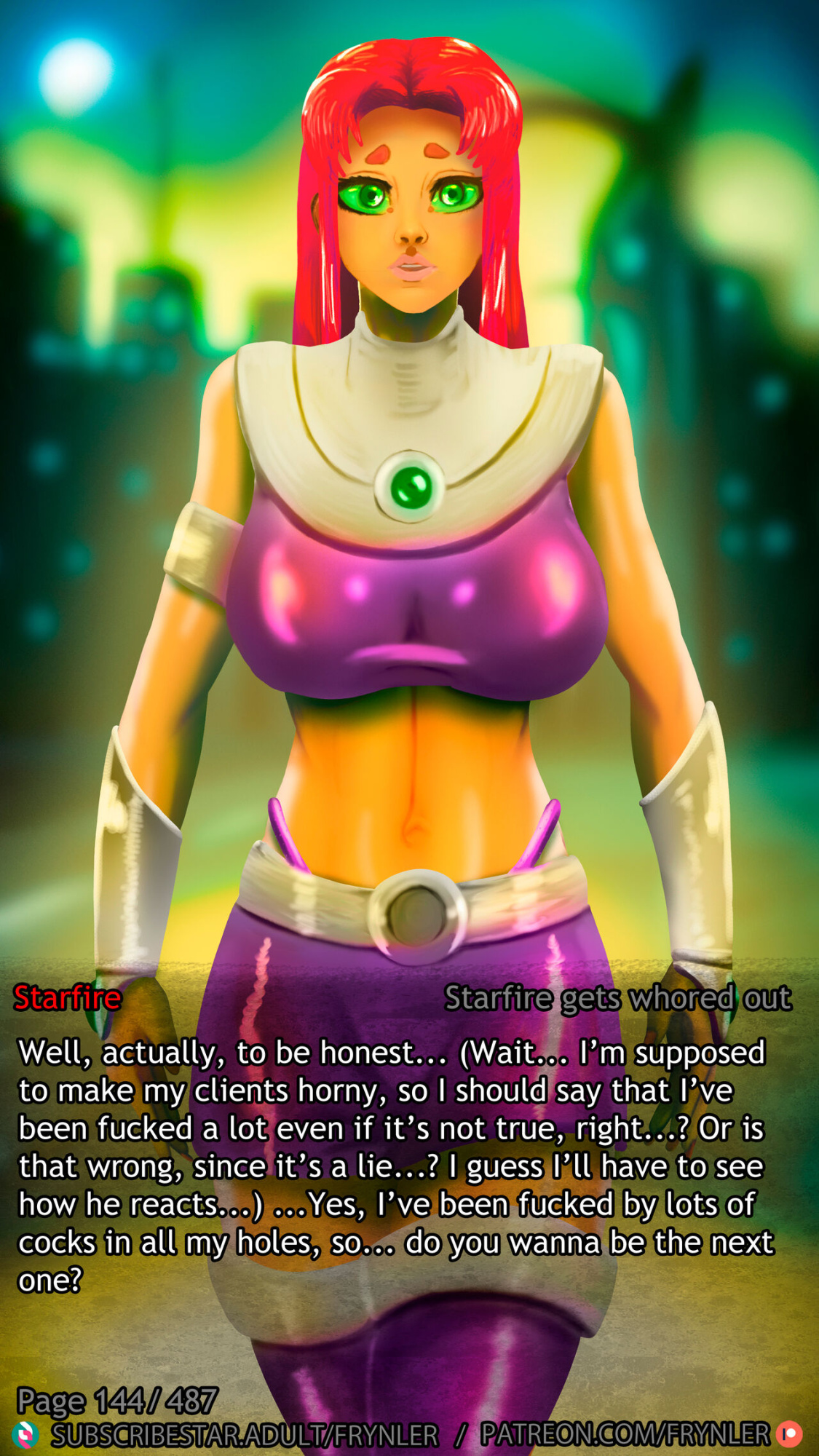 [Frynler] Starfire Gets Whored Out (Teen Titans)