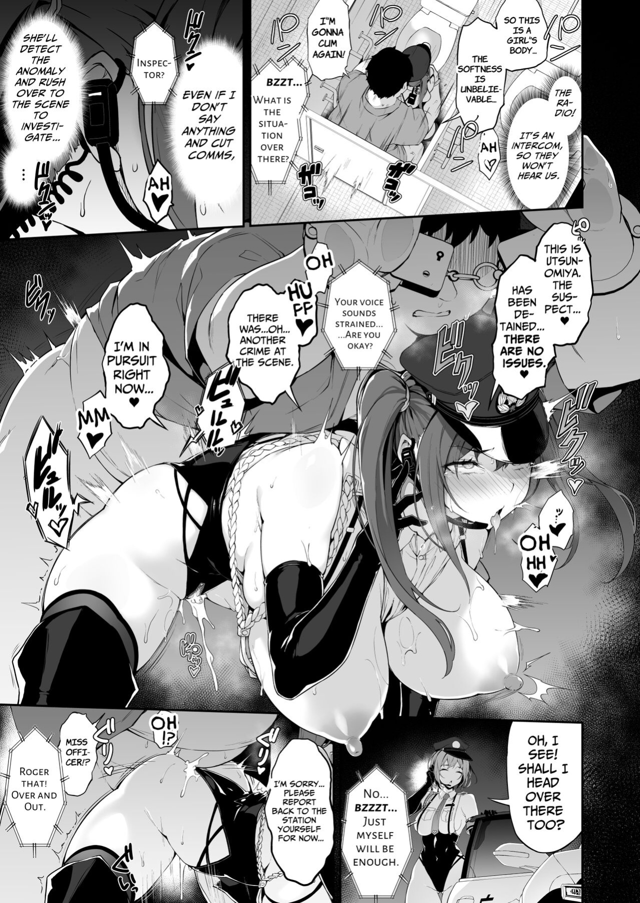 [Handful☆Happiness! (Nanahara Fuyuki)] SEX POLICE <Bokki Taisakubu> Utsunomiya Saki no Nichijou | SEX POLICE (Anti-Erection Department) ~The Daily Ordeals of Saki Utsunomiya~ [ApricotJam]
