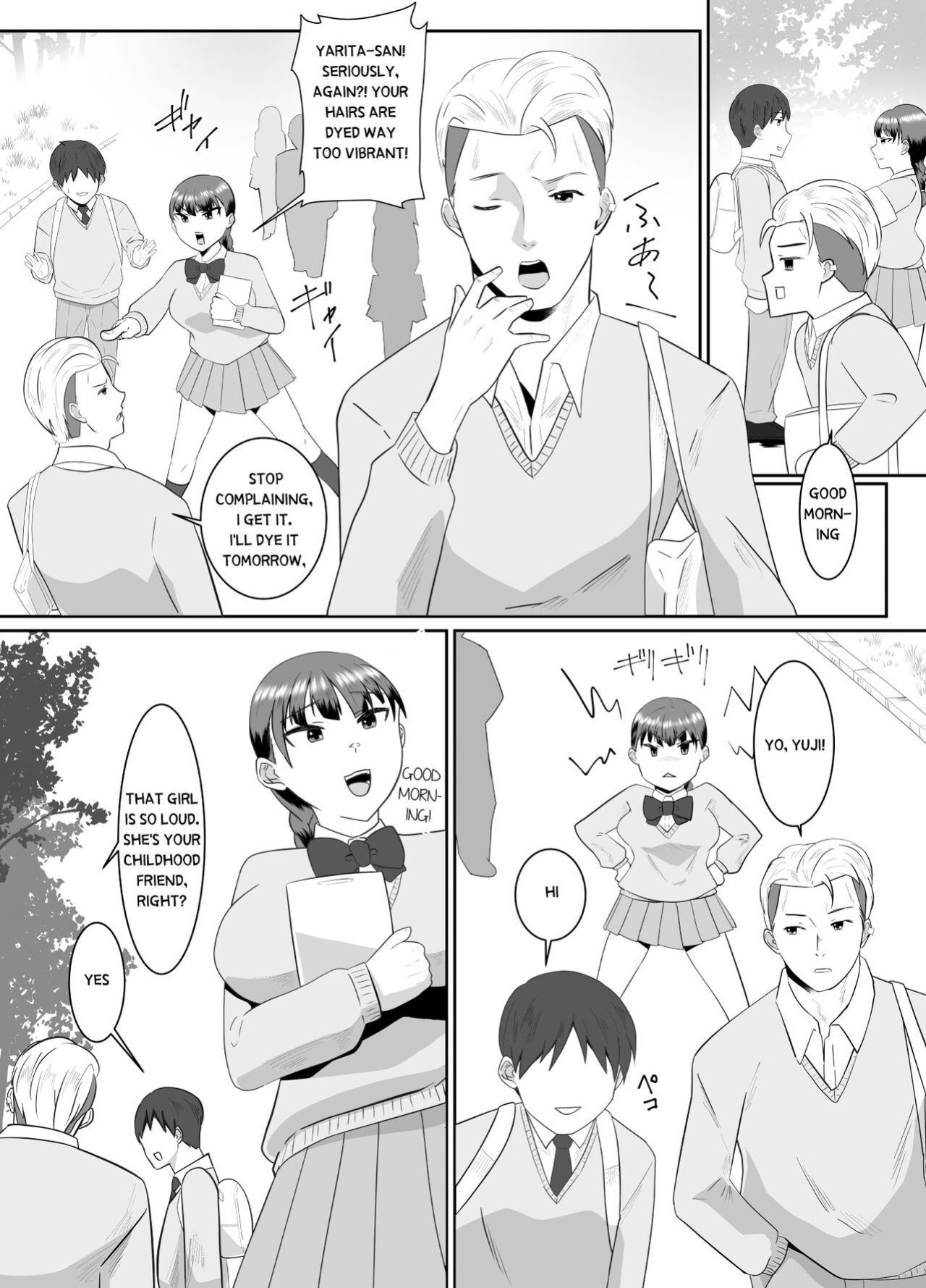 [Cloud Noise (Makuma Ikeru)] The Day My Favorite Busty Childhood Friend Became the Girlfriend of the Playboy Senior