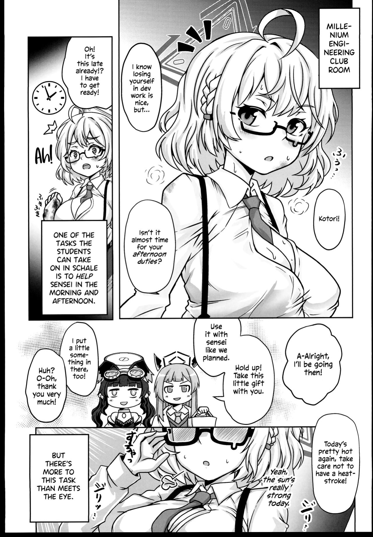 (C102) [Kasou Genjitsu (Hasekura Noise)] Megane x Kyonyuu Archive | Glasses x Big Tits Archive (Blue Archive) [Shiromaru]