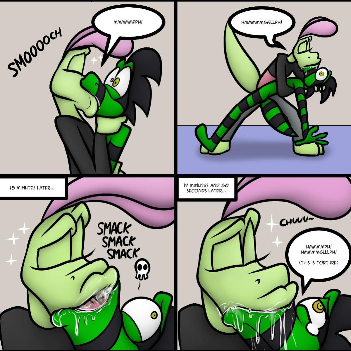 [JAMEArts & Skunkdude13] Kissing Challenge