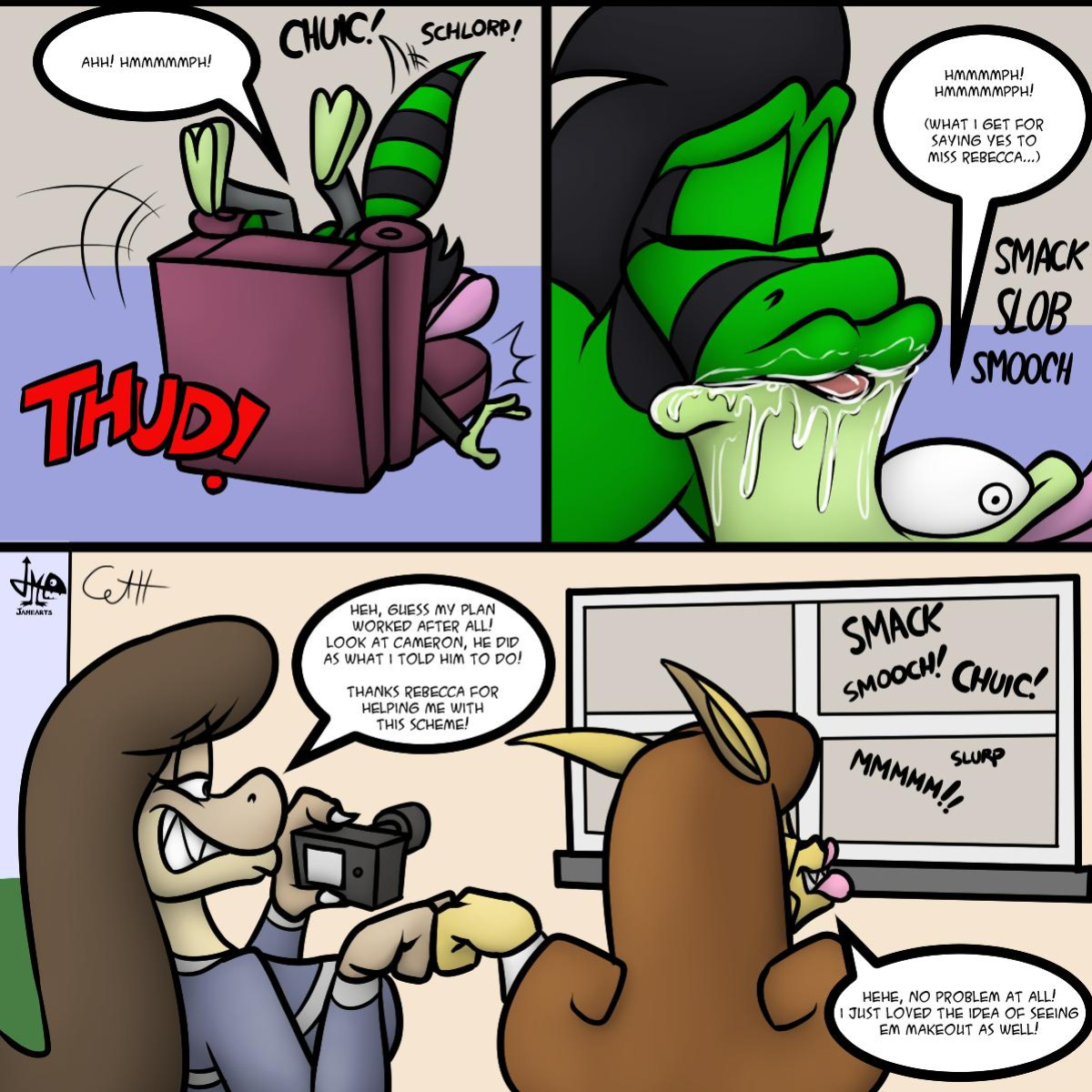 [JAMEArts & Skunkdude13] Kissing Challenge