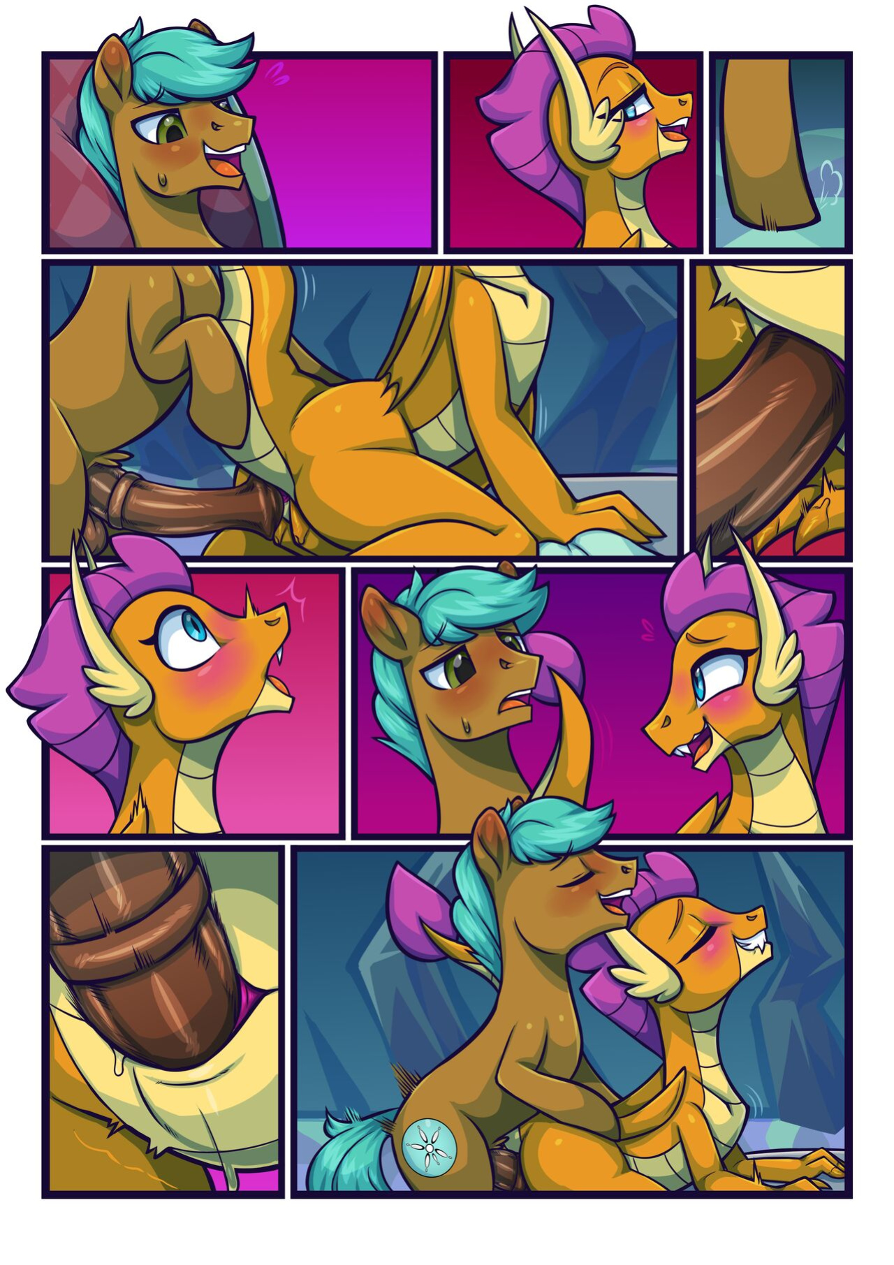 [Moonseeker (SketchySkylar)] Smolder x OC Comic #2