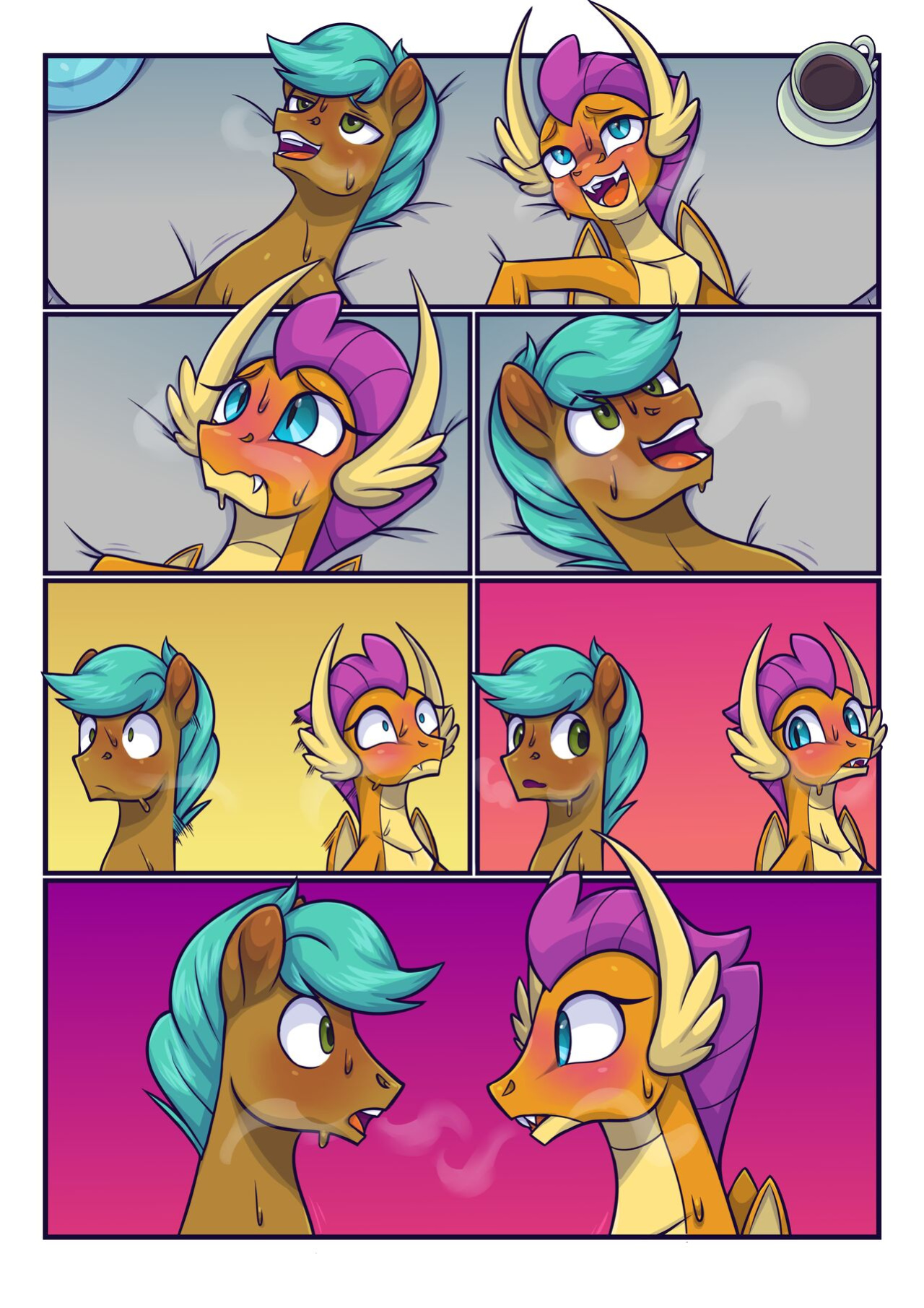 [Moonseeker (SketchySkylar)] Smolder x OC Comic #2