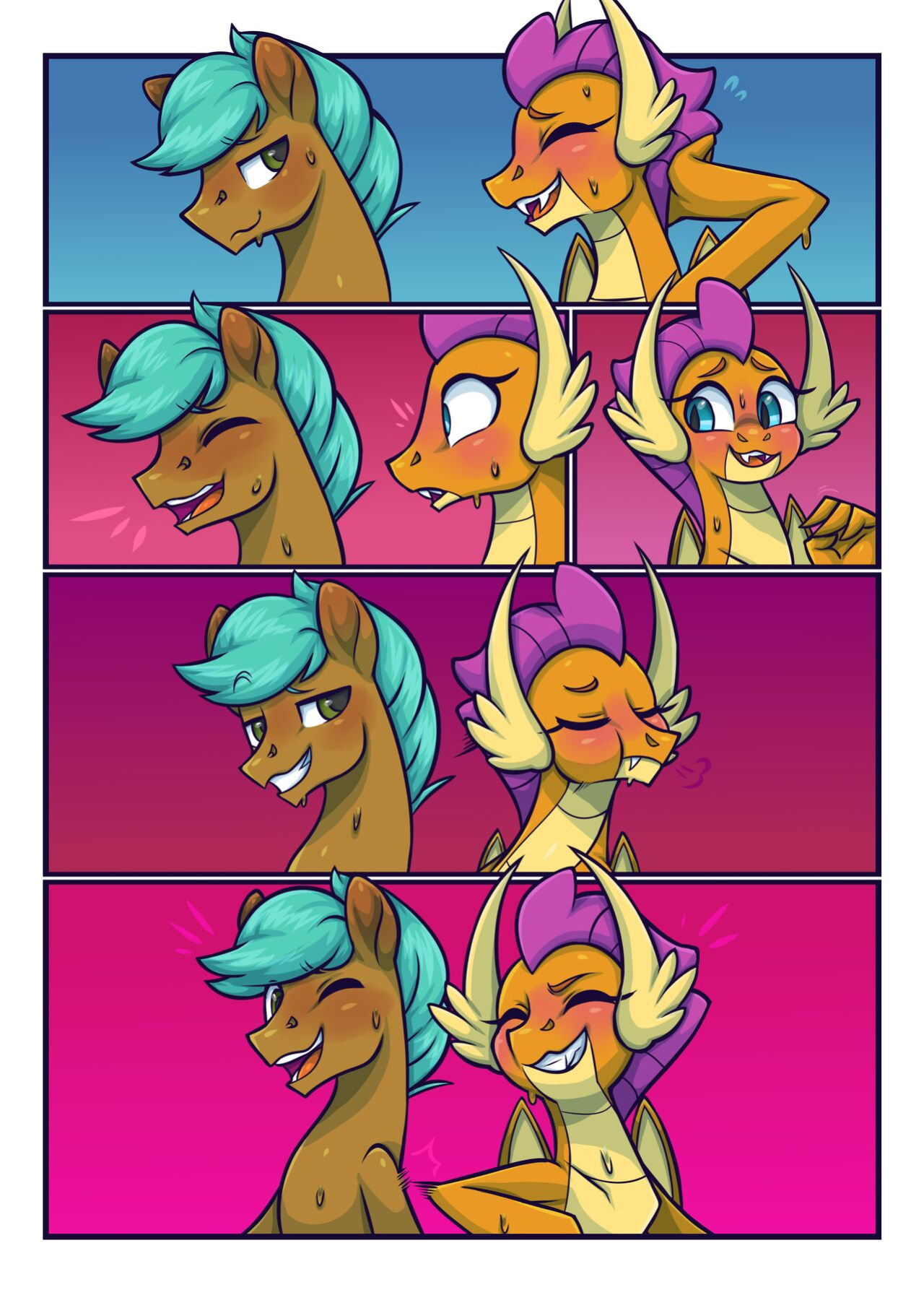 [Moonseeker (SketchySkylar)] Smolder x OC Comic #2