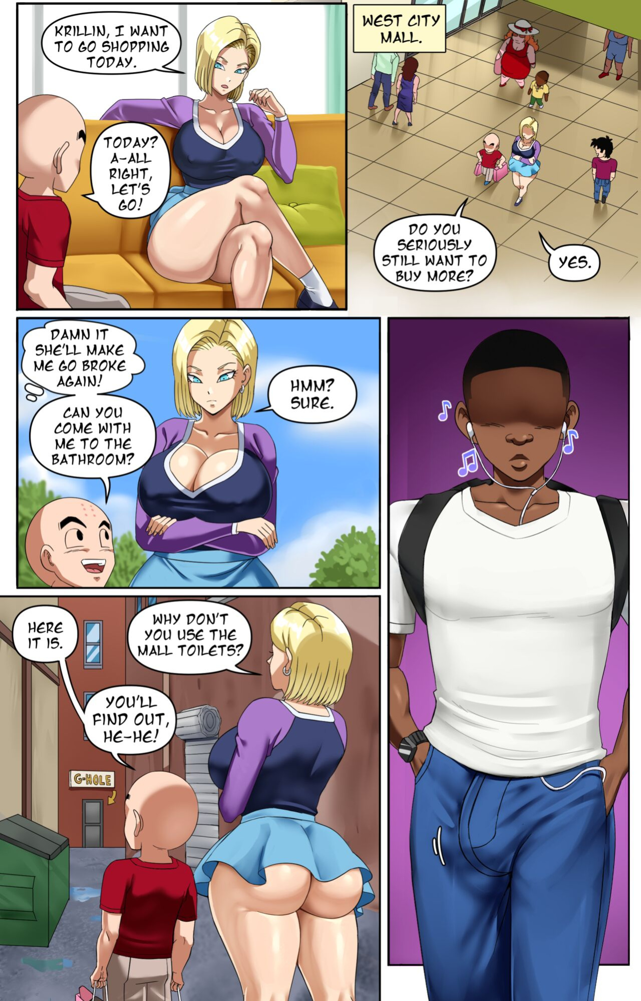 [Pink Pawg] Android 18 NTR 4 (Dragon Ball Super)
