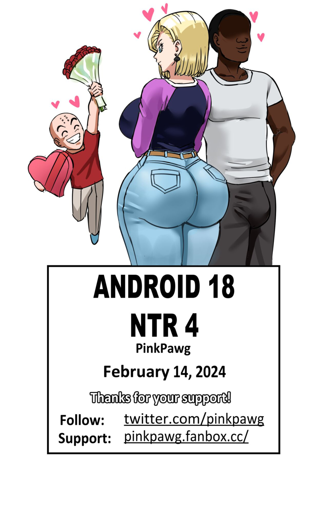 [Pink Pawg] Android 18 NTR 4 (Dragon Ball Super)