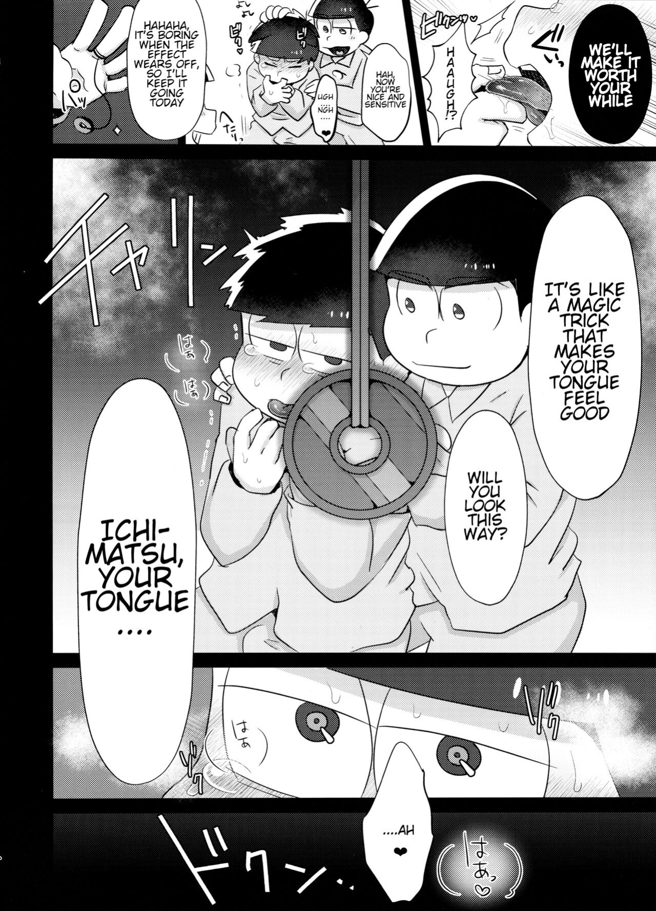 (Kahou wa Nete Matsu 20) [Nima Nima Hompo (Tokiwa)] My Tongue Has Been Weird Lately ~ 24 hours of explosive threesome sex!! (Osomatsu-san)