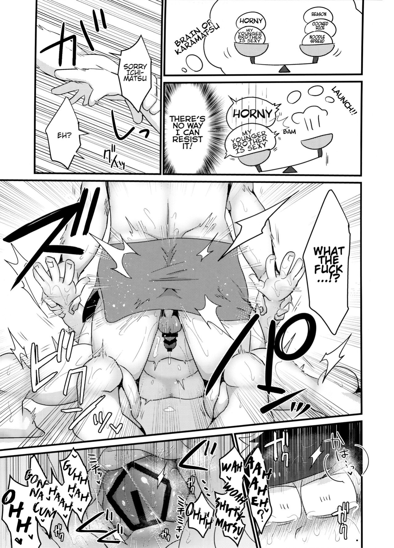 (Kahou wa Nete Matsu 20) [Nima Nima Hompo (Tokiwa)] My Tongue Has Been Weird Lately ~ 24 hours of explosive threesome sex!! (Osomatsu-san)