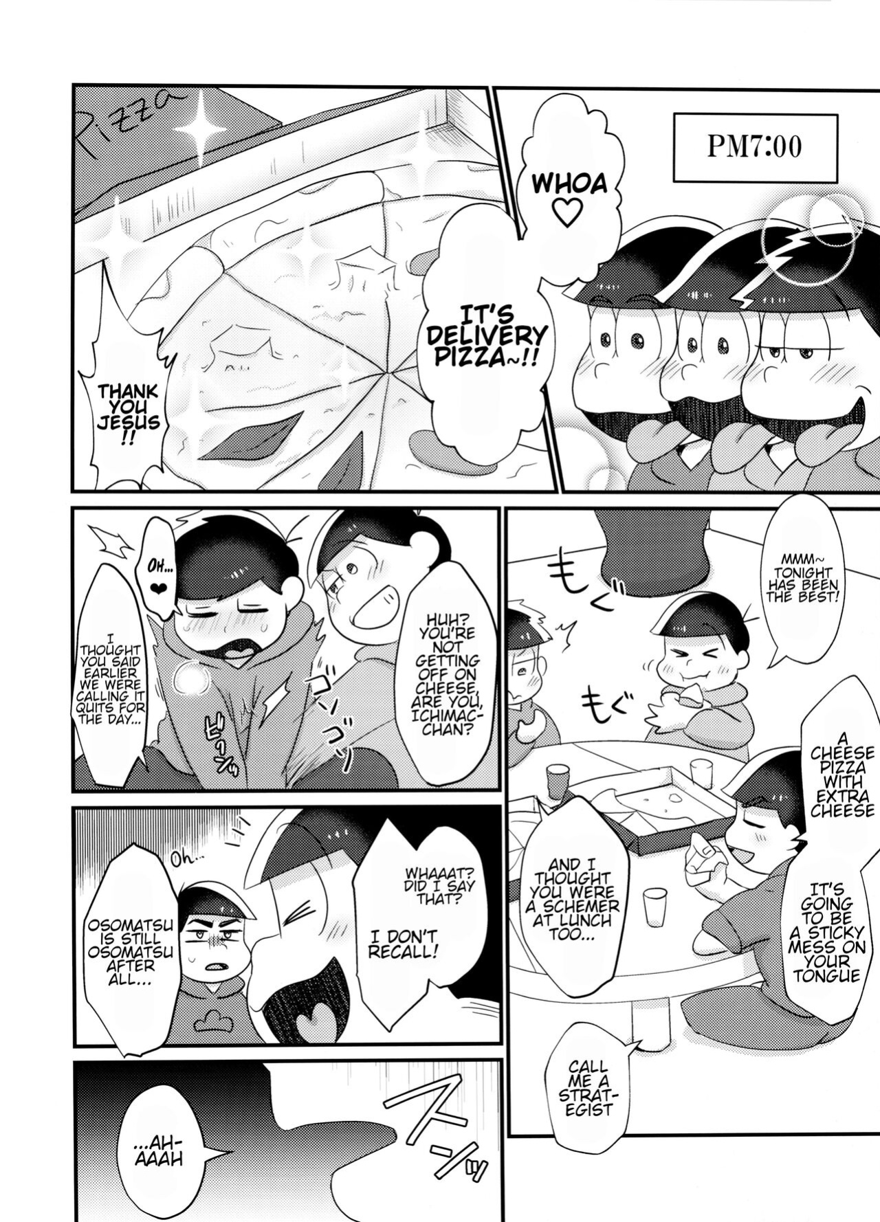 (Kahou wa Nete Matsu 20) [Nima Nima Hompo (Tokiwa)] My Tongue Has Been Weird Lately ~ 24 hours of explosive threesome sex!! (Osomatsu-san)