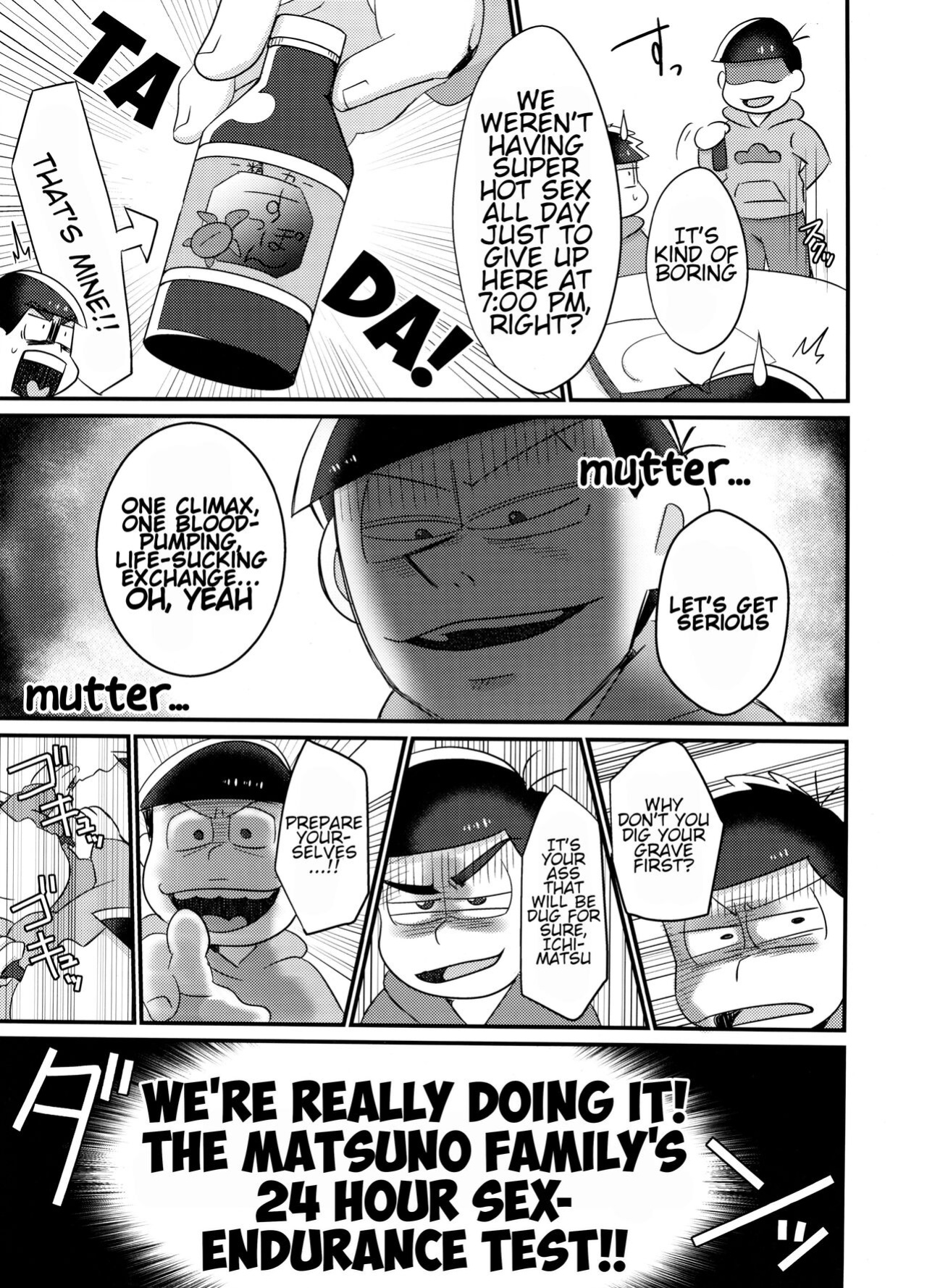 (Kahou wa Nete Matsu 20) [Nima Nima Hompo (Tokiwa)] My Tongue Has Been Weird Lately ~ 24 hours of explosive threesome sex!! (Osomatsu-san)