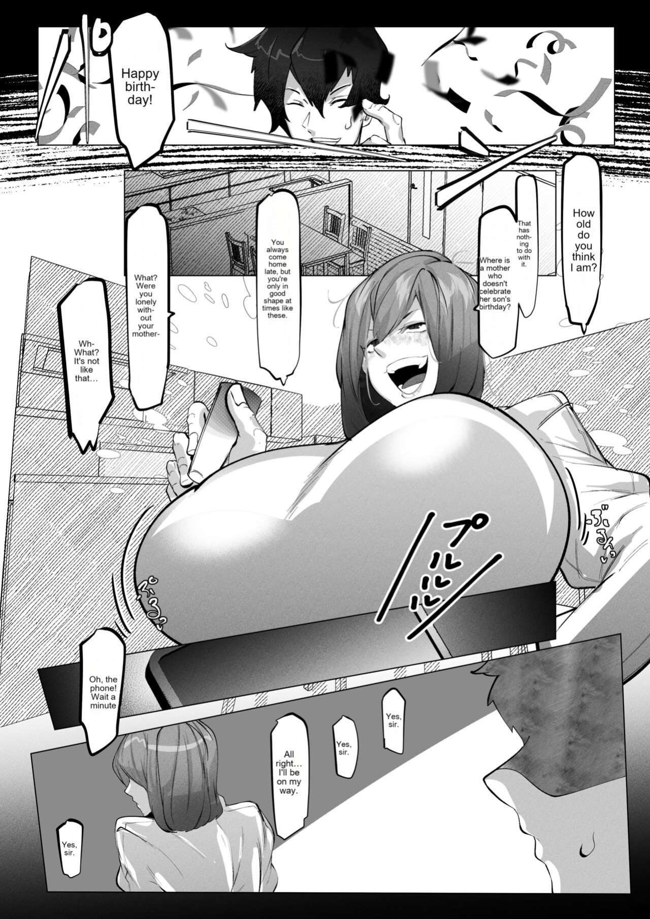 [Pyaropashimu (Mr.way)] Manbiki shita ore no kawarini haha ga zenra dogeza [English MTL]