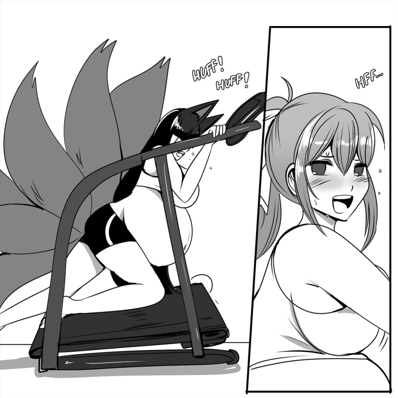 [SaintxTail] Akagi and Mikoto Pregnant Futa